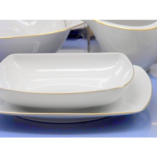 Talerz głęboki 20,5 cm dek: 3603 Złota Linia AKCENT